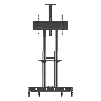 Soporte Móvil para Pantalla / 55" a 90" / VESA 200x200 a 800x500 / Carga 90.9 kg (200 lbs) / Base Modular con Ruedas 360°