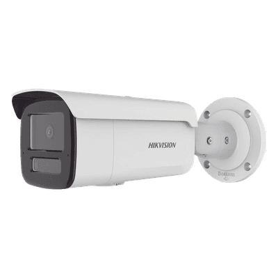[Dual Light + 2 Micrófonos Integrados] Bala IP 6 Megapixel / Lente 4 mm / 80 mts Luz Blanca + 80 mts IR / ACUSENSE / Exterior IP67 / WDR 120 dB / PoE  / Micro SD / Metal / ACUSEEK