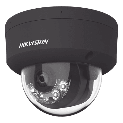 Domo IP 4 Megapixel / Color Negro / Lente 2.8 mm / Dual Light (30 mts Luz Blanca + 30 mts IR) / 2 Micrófonos Integrados / ACUSENSE / Exterior IP67 / IK10 / WDR 120 dB / PoE / ONVIF / Micro SD / Metal / ACUSEEK