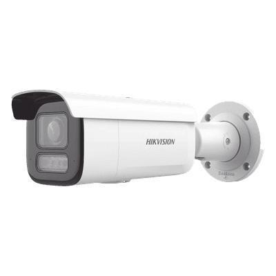 [Dual Light + 2 Micrófonos Integrados] Bala IP 4 Megapixel / Lente Mot. 2.8 a 12 mm / 60 mts Luz Blanca + 60 mts IR / ACUSENSE / Exterior IP67 / IK10 / WDR 120 dB / PoE+ / ONVIF / Alarmas I/O / Micro SD / Metal / ACUSEEK