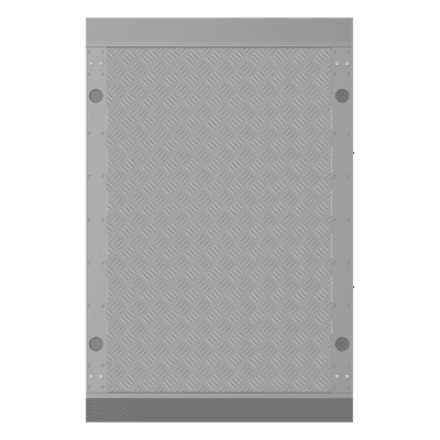 Base para Torniquete / 1 Carril / 90 cm (2.95 ft) / Instalación sin Anclaje / Serie DS-K3B961
