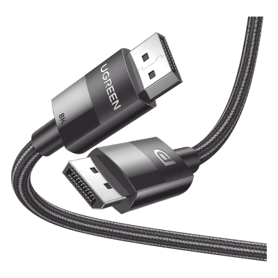 Cable DisplayPort 1.4 | Longitud 2 Metros (6.56 Pies) | Versión DP1.4 | 8K 7680x4320 a 60 Hz | Soporta 3D | HDR | Blindaje Interno Múltiple | Nylon Trenzado | Soporta 32.4Gbps