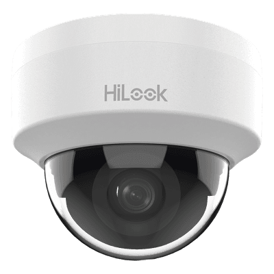HiLook Series / Domo IP 2 Megapixel (1080p) / Lente 2.8 mm (Gran Angular) / 20 mts IR / Interior / PoE / dWDR / H.265+ / ONVIF