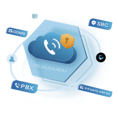 Conmutador IP en la nube / Hasta 20 extensiones / 8 llamadas simultáneas / 1 GB almacenamiento / SBC integrado
