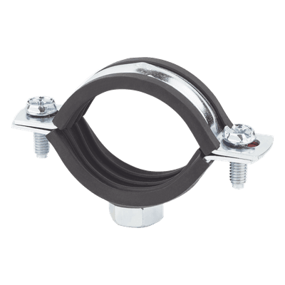 Abrazadera Isofónica Reforzada / 1/2" (22 mm) / Acero 1.75-2.3 mm / Carga 150 kg / -30°C a +120°C / Aislamiento EPDM