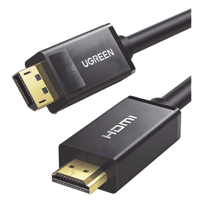 Cable DP Macho a HDMI Macho | Longitud 5 Metros (16.40 Pies) | Soporta 4K@30Hz | Soporta 3D | Cobre EstaÑado 28AWG | Blindaje Interno MÚltiple | TransmisiÓn Unidireccional | BotÓn de LiberaciÓn | Chip de Última GeneraciÓn.