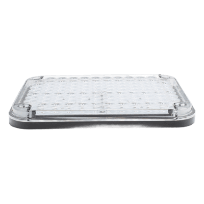 Luz de Advertencia LED / 104 LEDs / 9x7" / 12 VCC / Montaje Permanente / 2 Patrones de Destello