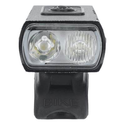 Luz LED Frontal para Bicicleta / 500 Lúmenes / IP67 / Batería Recargable 1200 mAh / Resistencia a Caídas 2 m (6.6 ft) / USB-C / 3 Niveles de Intensidad