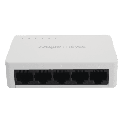 Switch No Administrable / 5 Puertos 10/100 Mbps / Visibilidad Cloud / Plug & Play / 1 Gbps Switching Capacity