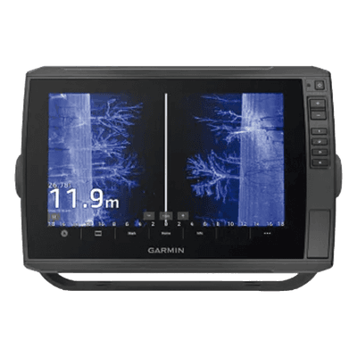 Plotter de Navegación / Pantalla Táctil 10" WXGA IPS / 1280x800 / GPS Multibanda Multiconstelación / Sonda CHIRP Dual 600 W / ClearVü y SideVü / AIS y DSC / IPX7 / Wi-Fi