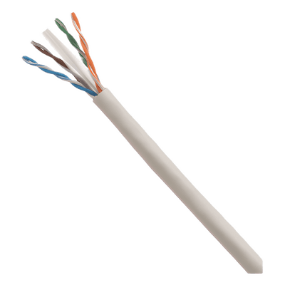 Bobina de Cable UTP 305 m. de Cobre, TX6000™ PanNet, Blanco, Categoría 6 Mejorado (23 AWG), CMP (Plenum), de 4 pares
