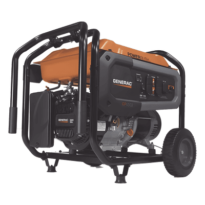 Generador Portátil a Gasolina / 6.5 kW Nominales / 8.125 kW Máximo / 120/240 Vca / Arranque Manual / 10.5 h al 50% Carga