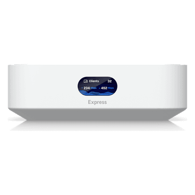 Cloud Gateway Compacto / WiFi 6 / Cobertura 140 m² (1500 ft²) / 50 Dispositivos / 2.4 Gbps / 2 Puertos GbE