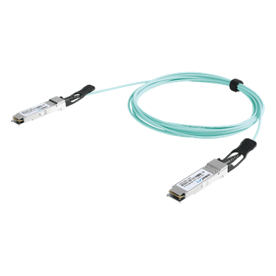 Cable AOC QSFP+ / 40 Gbps / Longitud 1 m (3.3 ft) / Fibra Óptica Activa / Conectores de Alta Densidad