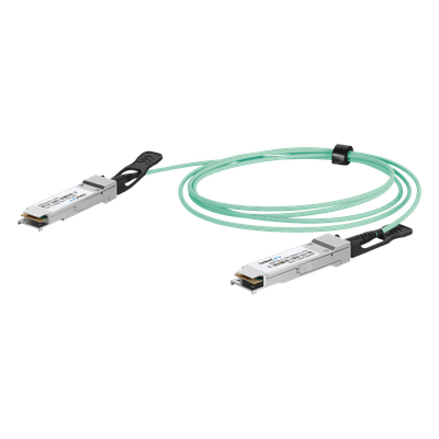 Cable AOC QSFP28 / 100 Gbps Full Duplex / 1 m (3.3 ft) / Plug-and-Play / 100GBASE-SR4 y 100GBASE-PSM4