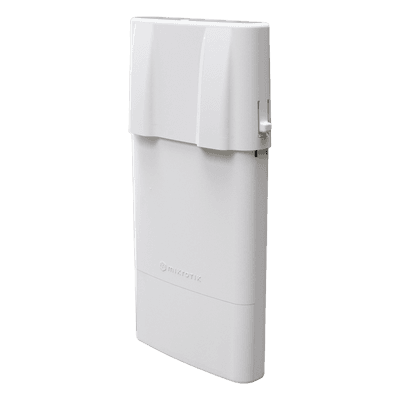 CPE/PtP Exterior / Wi-Fi 6 5 GHz / 2400 Mbps / Conectores RP-SMA / Puerto Gigabit / IP54 / Montaje en Poste