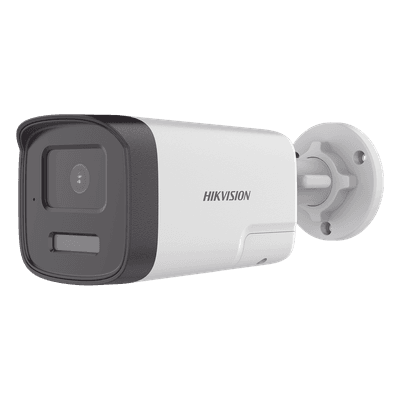 [Audio Bidireccional + Dual Light + ColorVu] Bala TURBOHD 2 Megapixel (1080p) / Lente 3.6 mm / 40 mts IR EXIR + 40 mts Luz Blanca / Micrófono y Bocina Integrado / Exterior IP67 / dWDR