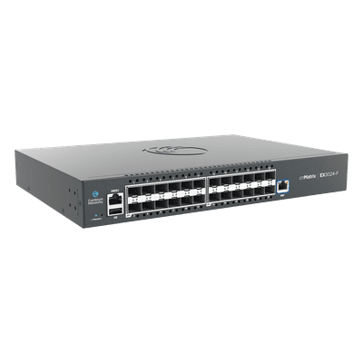 Switch Core/Distribución / 24 Puertos SFP+ 10 Gbps / Capa 2 y 3 / 480 Gbps Throughput / Doble Fuente AC Redundante / 1U Rack