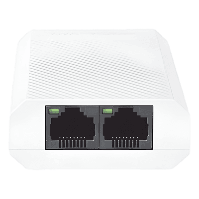 Extensor PoE+ Gigabit / 1 Entrada PoE+ / 2 Salidas PoE+ / 30 W Totales / 200 m (656.2 ft) / Plug and Play