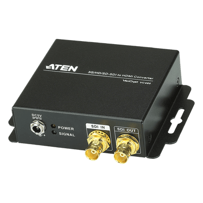 Conversor de video / 3G-SDI a HDMI / Full HD 1080p / Audio XLR balanceado / 1920x1200 @ 60Hz / 1.97 pies