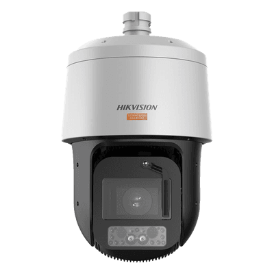 PTZ IP / 4 Megapixel / 42X Zoom / Dual Light 500 m IR / 100 m Luz Blanca / Polímero Anticorrosivo C5 / Auto-Seguimiento / DARKFIGHTER / EIS / IP67 NEMA 4X / 1640 ft IR / 328 ft Luz Blanca