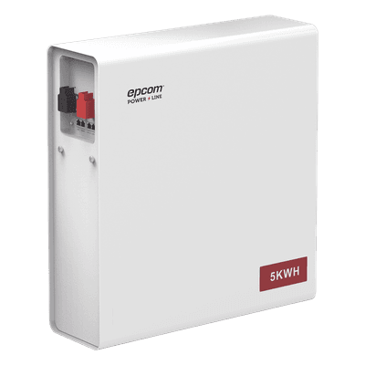 Batería de Litio Hierro Fosfato (LiFePO4)  de 5 Kwh, 51.2 Vcc, 100 Ah, Outdoor, Instalación a pared
