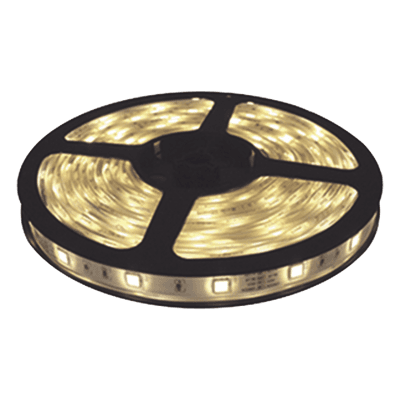 Tira LED / 5 m (16.4 ft) / Cálido / 12 V CD / 22 W / 900 lm / IP20 / Interior