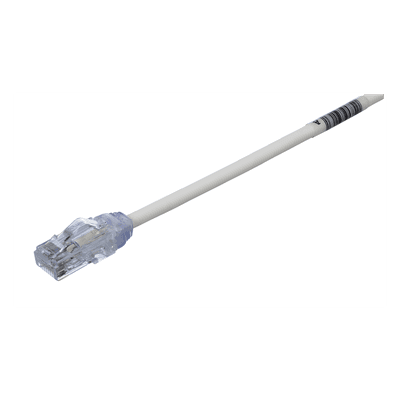 Cable de Parcheo UTP Cat6A / 28AWG / CM-LSZH / 0.5 m (1.64 ft) / Blanco