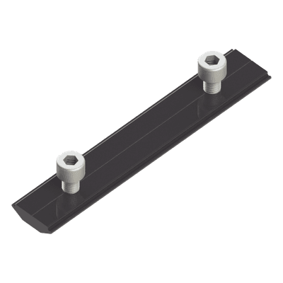 Conector de empalme / Riel 5 y 8 / Aluminio anodizado / Ensamblaje rápido