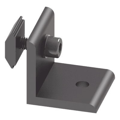 Grupo Conector L / Aluminio Anodizado 6005-T5 / Ángulo L / 1x4 LC / Montaje EPL-AM01