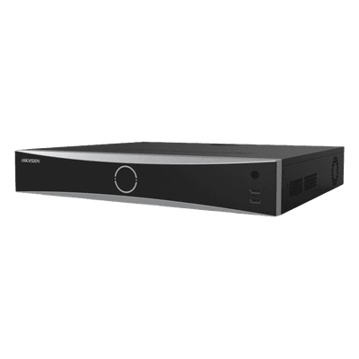 [Acusearch] NVR 12 Megapixel (4K) / 16 canales IP / AcuSense (Evita Falsas Alarmas) / Reconocimiento Facial /  4 Bahías de Disco Duro /  HDMI en 4K / Alarmas I/O