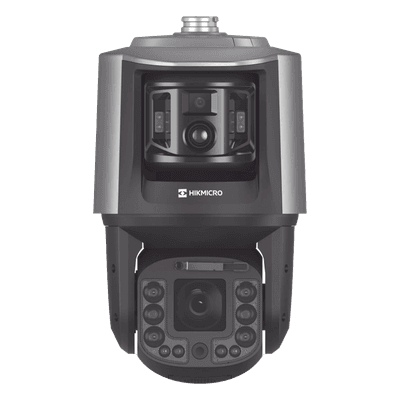 [TandemVu] Domo PTZ IP 4 Megapixel con 40X Zoom con Cámara Optica Fija de 4 Megapixel Cámara Térmica 256 x 192 con Lente 9.7 mm /  Protección perimetral
