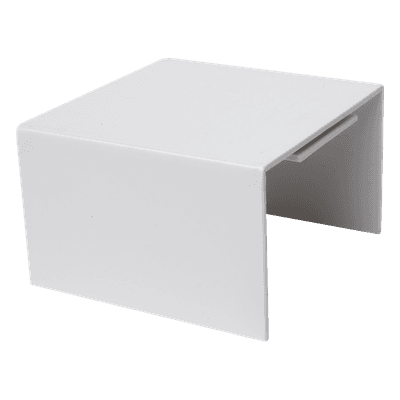 Pieza de Unión para Canaleta / PVC Autoextinguible / Color Blanco / Longitud 2.5 m (8.2 ft) / Resistente a UV y Humedad / -5°C a +65°C
