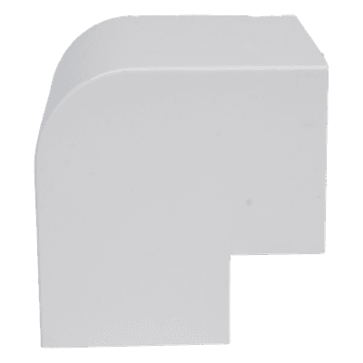 Esquinero Exterior / PVC Autoextinguible / Compatible Canaleta TMK-4577 / Resistente UV y Humedad / Color Blanco