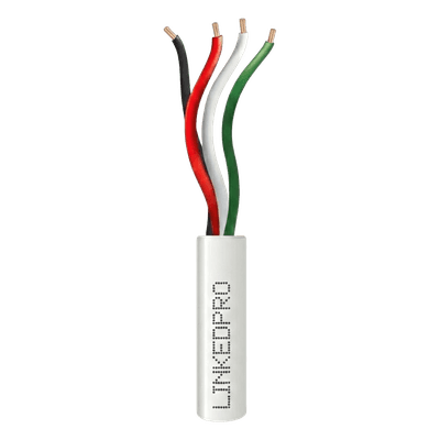 Cable para Alarma / 4x22 AWG / Cobre Sólido / 305 m (1000 ft) / Clasificación CM / Blanco