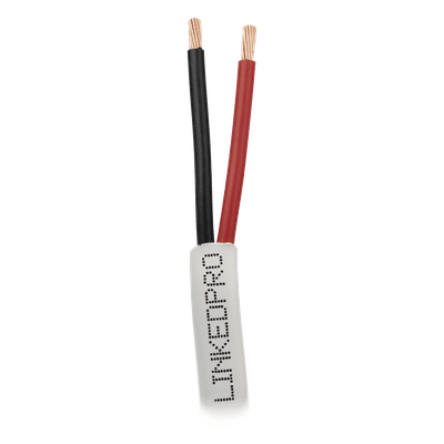 Cable para Alarma / 2x18 AWG / 305 m (1000 ft) / Clasificación CM / Cubierta PVC Blanco