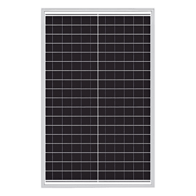 Módulo Solar / 30 W / 12 Vcc / Monocristalino / 36 Celdas Grado A / Eficiencia 19.83%