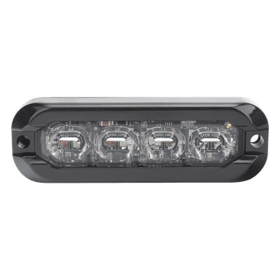 Luz de Advertencia Direccional / 8 LED Bicolores / Flexible hasta 120° / IP69K / 69 Patrones / 12-24 V