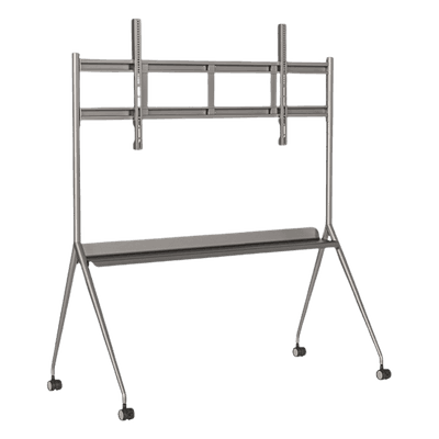 Montaje de Piso Móvil para Pantallas de 75 y 86" / Compatible con VESA / Incluye Soporte para Pantalla