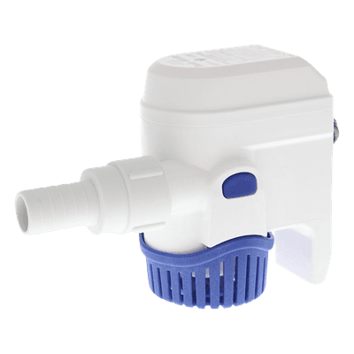 Bomba Sumergible de Achique Automatizada / 500 GPH (31 L/min) / 24 V DC / Altura Descarga 2 m (6.6 ft) / Sensor Integral con Modo Respaldo / Conexión Manguera 19 mm (3/4')