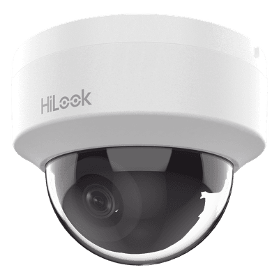HiLook Series / Domo IP 4 Megapixel  / Lente 2.8 mm (Gran Angular) / 20 mts IR / Interior / PoE / dWDR / H.265+ / ONVIF