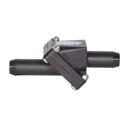Válvula Anti-Retorno en Línea / Conexión 19 mm (3/4') / Cuerpo 108x55x50 mm / Cebado de Bomba / Puerto Ajustable