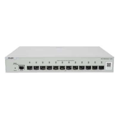 Switch Administrable Full Aggregation Capa 3 / 12 Puertos SFP+ 10G / 240 Gbps / 1U / 11.81 x 9.13 x 1.73 in