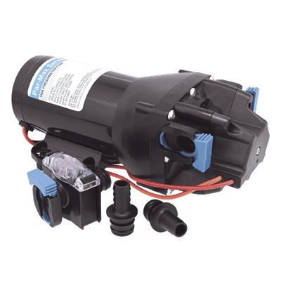 Bomba Diafragma Marina / 12 V / 4 GPM / 40 PSI / Autocapado 2.4 m (7.9 ft) / IPX6