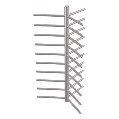 Eje Central de Refacción / Torniquete de Cuerpo Completo / Carril Sencillo / Acero Inoxidable