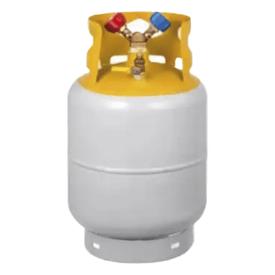 Cilindro Portátil para Refrigerante / 30 lbs (13.6 kg) / 11.9 Litros / Presión 3.0 MPa / Acero HP295 / Válvula de Seguridad Integrada / Operación -20 °C a 45 °C