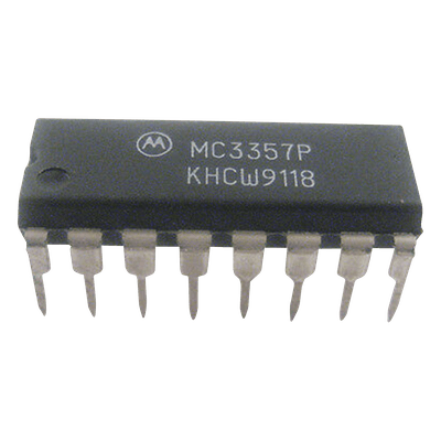 Circuito Integrado FI FM Banda Angosta / 4.0-8.0 VDC / 3.0 mA / 40-46 dB Ganancia / 400 Ω Salida