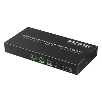 Receptor Multivisor HDMI / 4K 60 Hz / IP Matrix / Latencia 70-180 ms / PoE / IR Bidireccional / RS-232/485
