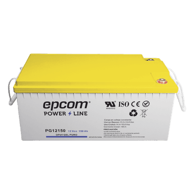 Batería de Gel OPzV / 12 V / 150 Ah / Ciclo Profundo / Vida Útil 20+ Años / Descarga Máxima 500 A / Aplicaciones Fotovoltaicas y Respaldo