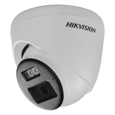 [Audio Bidireccional + Dual Light + ColorVu] Turret TURBOHD 3K (5 Megapixel) / Lente 2.8 mm / 40 mts IR EXIR + 40 mts Luz Blanca / Micrófono y Bocina Integrado / Exterior IP67 / dWDR